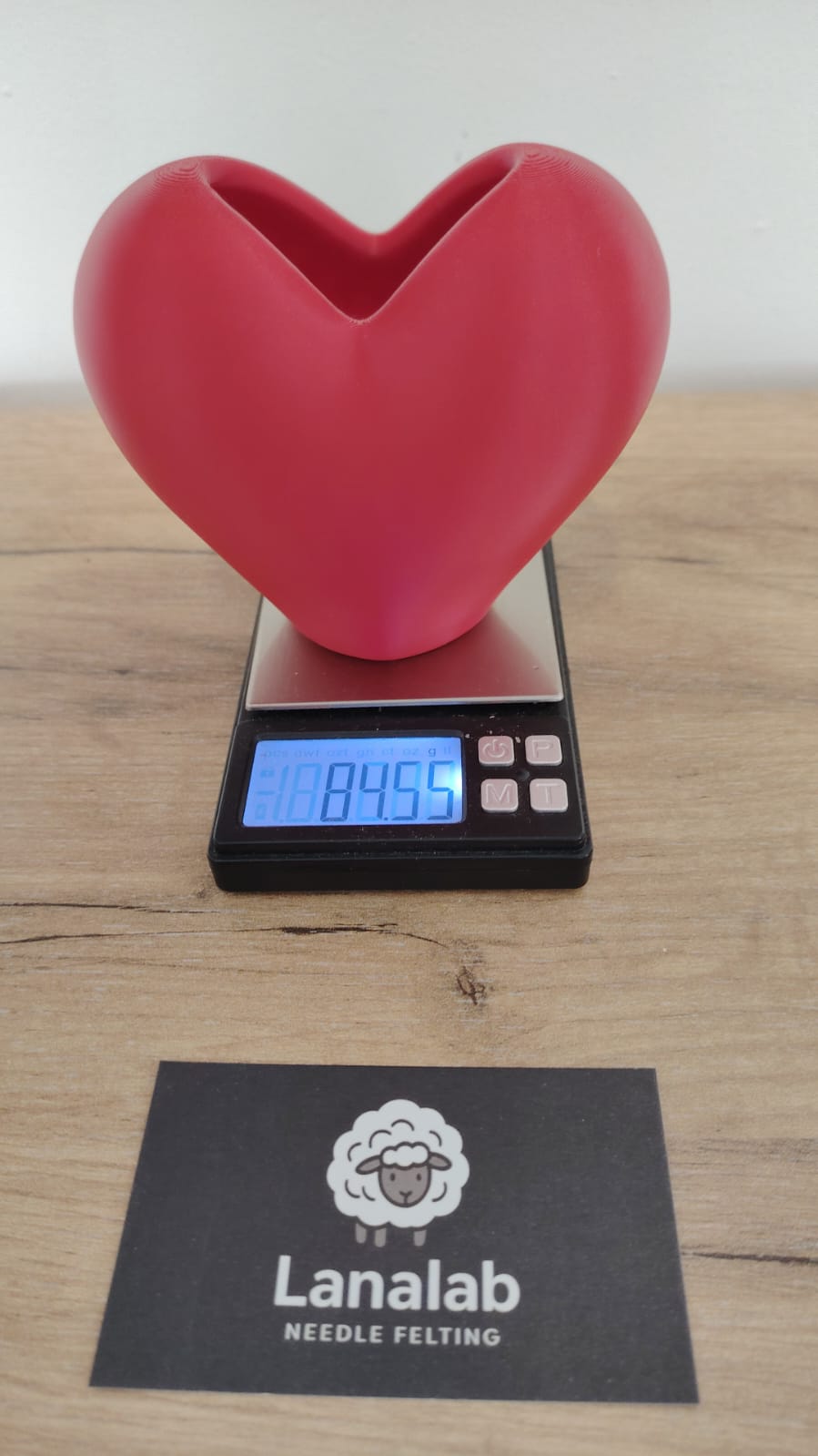 CORAZON FLORERO ROJO