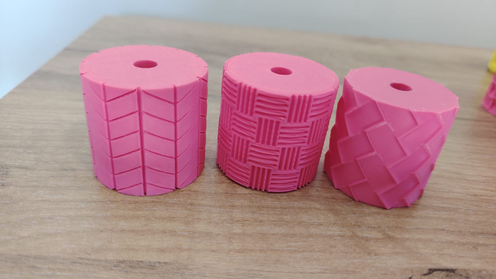 RODILLOS TEXTURAS 7 UNIDADES ROSA  C.25