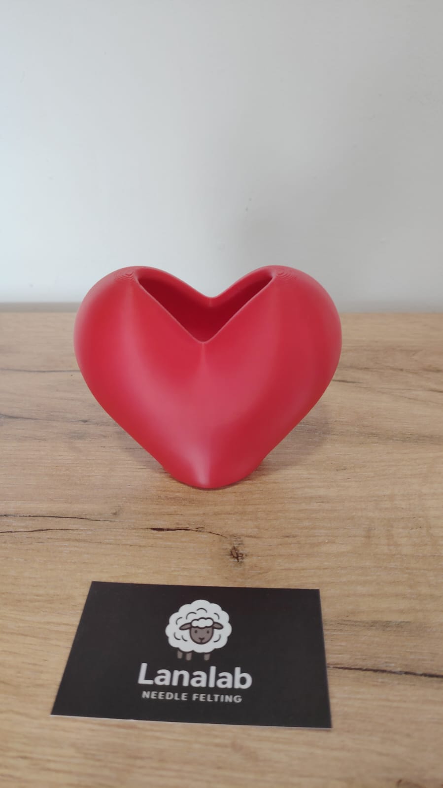 CORAZON FLORERO ROJO