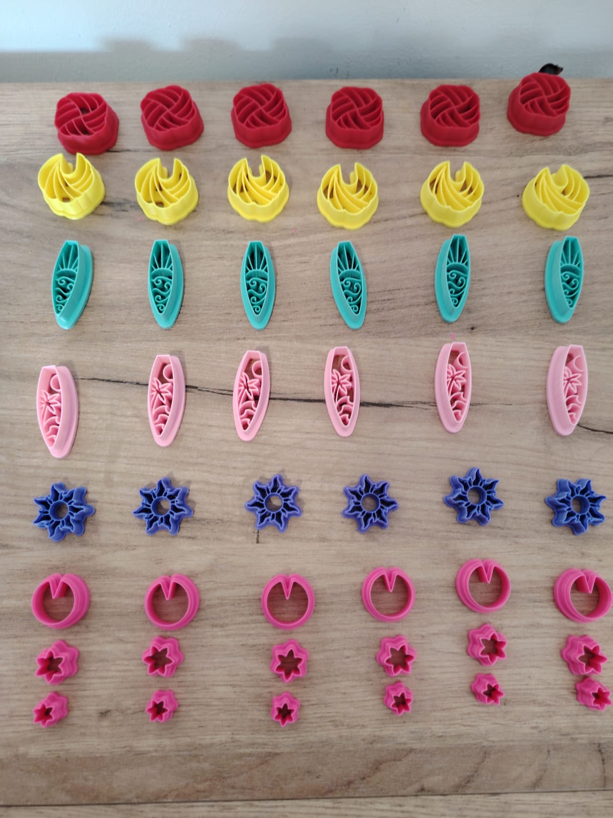 POLIMERICA PENDIENTES NUM 4 MULTICOLOR