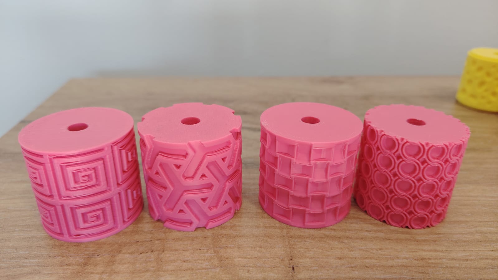 RODILLOS TEXTURAS 7 UNIDADES ROSA  C.25