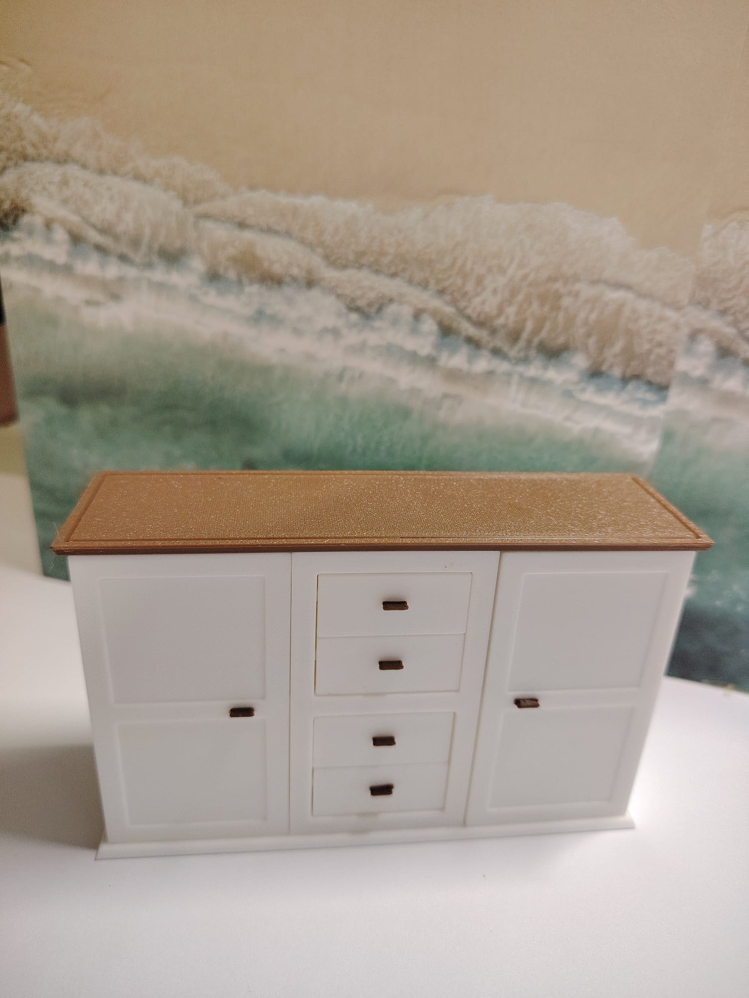 MUEBLE BUFFET CASA DE MUÑECAS MOD. CAMPO