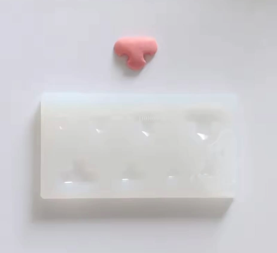 3 MOLDES DE SILICONA NARIZ DE GATO
